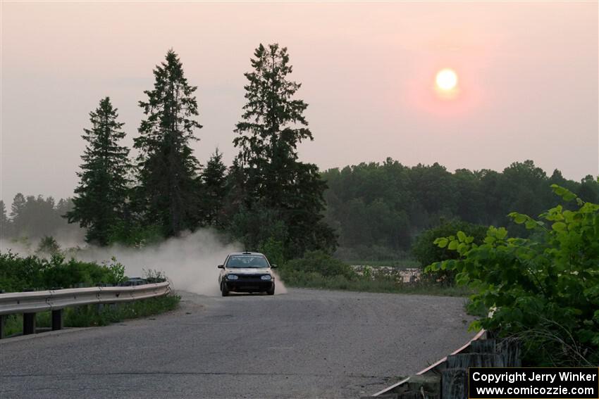 Chase Blakely / Mike Callaway VW GTI on SS6, Camp 3 South.