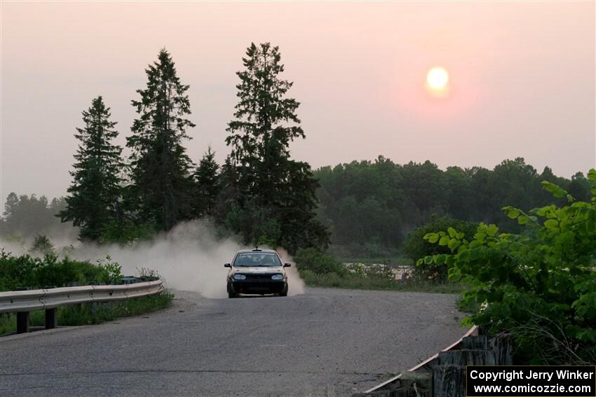 Chase Blakely / Mike Callaway VW GTI on SS6, Camp 3 South.