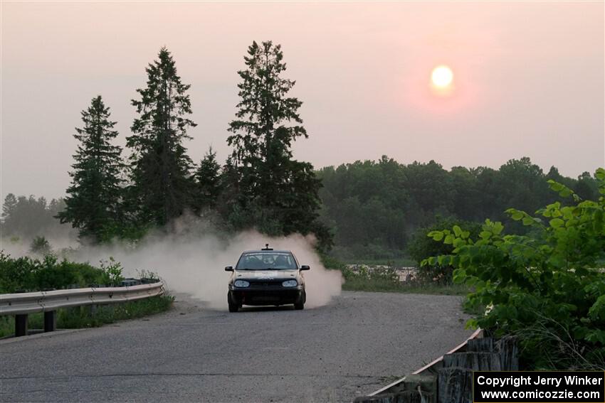 Chase Blakely / Mike Callaway VW GTI on SS6, Camp 3 South.