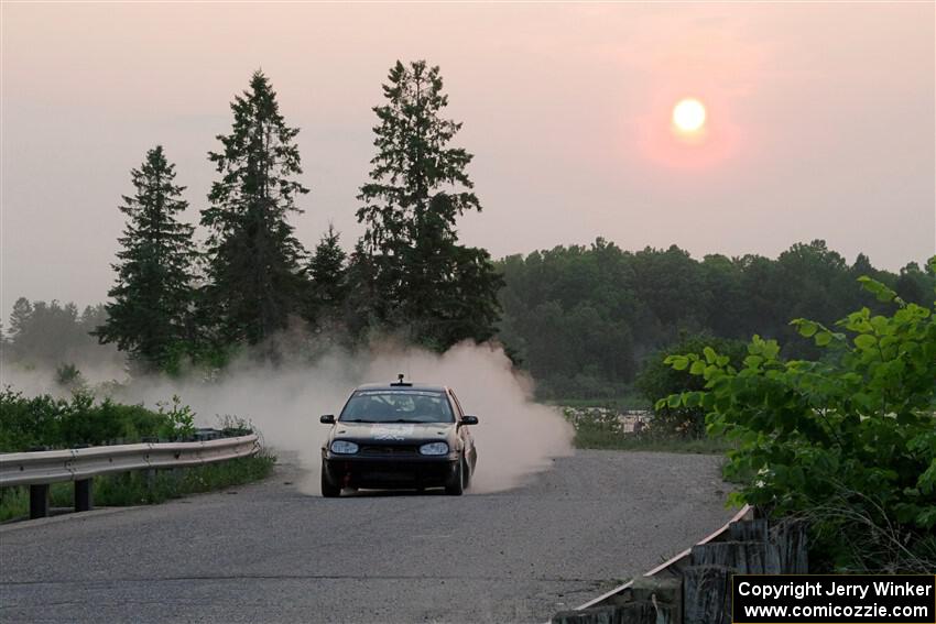 Chase Blakely / Mike Callaway VW GTI on SS6, Camp 3 South.