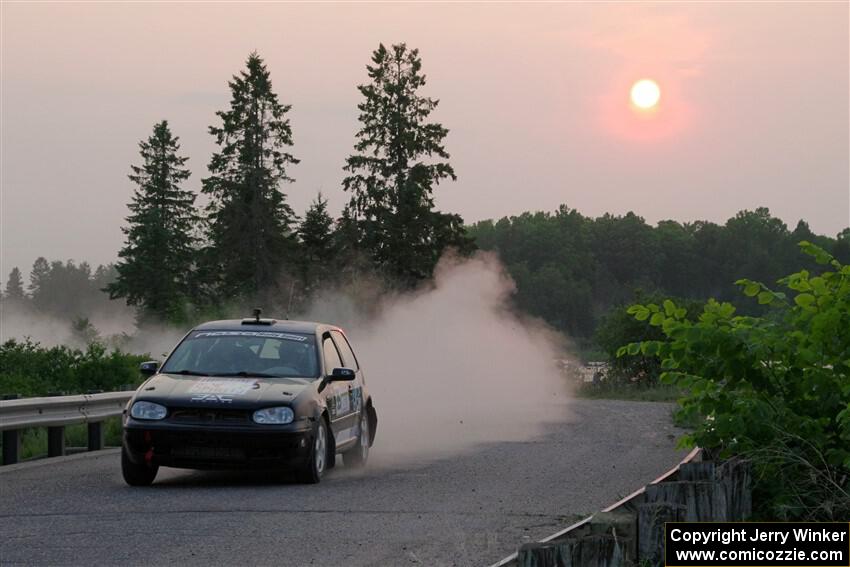 Chase Blakely / Mike Callaway VW GTI on SS6, Camp 3 South.