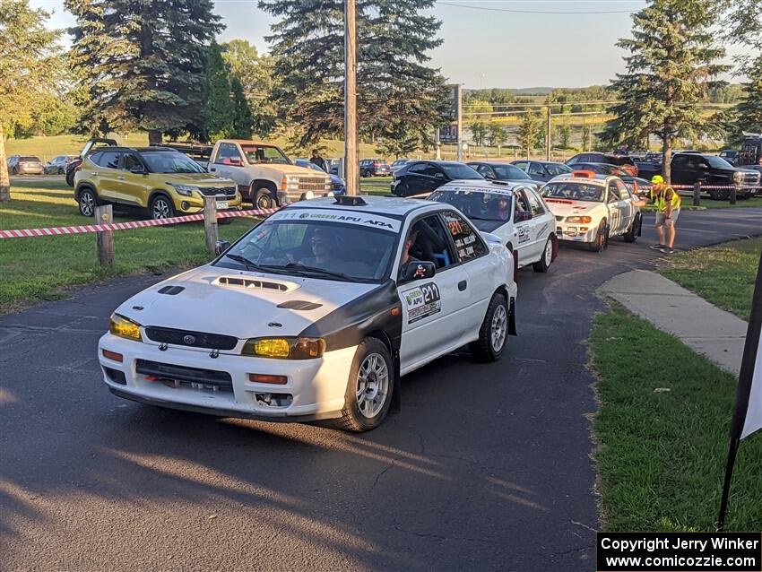 Jack Nelson / Isaac Zink Subaru Impreza, Aidan Hicks / John Hicks Subaru Impreza Wagon and Richard Donovan / Greg Donovan Subaru