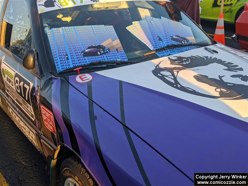 Michael Miller / Angelica Miller Mitsubishi Galant VR-4 at Thursday evening's parc expose.