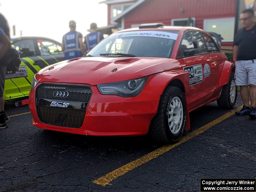 Cameron Steely / Steve Harrell Audi A1 Maxx at Thursday evening's parc expose.