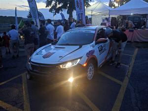 Chris Sladek / John Sharps Honda Civic Hatchback Sport at Thursday evening's parc expose.