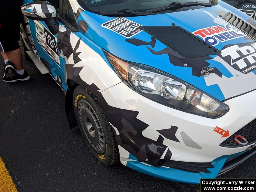 Alastair Scully / Alison LaRoza Ford Fiesta ST at Thursday evening's parc expose.