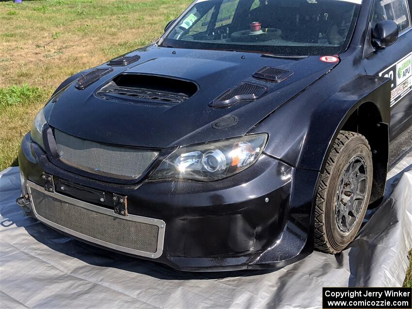 Calvin Bergen / Daryl Bergen Subaru WRX STi before the event.