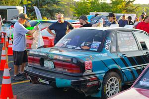 Michael Miller / Angelica Miller Mitsubishi Galant VR-4 at Thursday evening's parc expose.