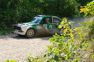 Seamus Burke / Gary McElhinney Ford Escort Mk II on SS1, Thorpe Tower I.