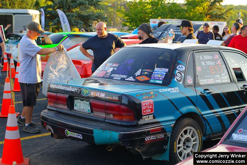 Michael Miller / Angelica Miller Mitsubishi Galant VR-4 at Thursday evening's parc expose.