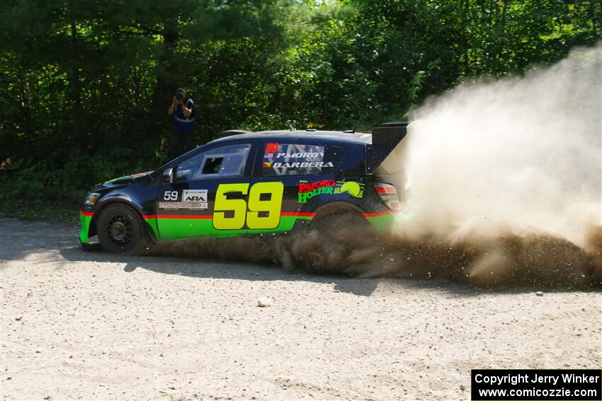 Pat Moro / Claudia Barbera-Pullen Chevy Sonic LS on SS1, Thorpe Tower I.