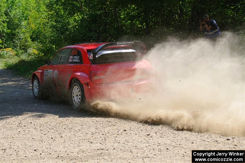 Cameron Steely / Steve Harrell Audi A1 Maxx on SS1, Thorpe Tower I.