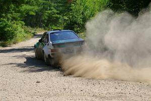 Seamus Burke / Gary McElhinney Ford Escort Mk II on SS1, Thorpe Tower I.