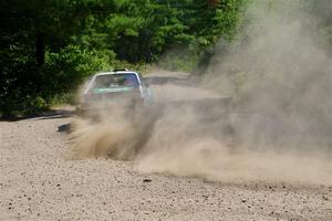 Seamus Burke / Gary McElhinney Ford Escort Mk II on SS1, Thorpe Tower I.