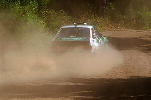 Seamus Burke / Gary McElhinney Ford Escort Mk II on SS1, Thorpe Tower I.