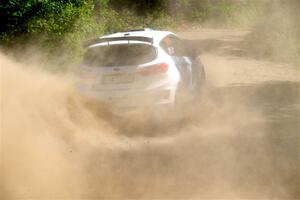 Javier Olivares / K.J. Miller Ford Fiesta Rally3 on SS1, Thorpe Tower I.