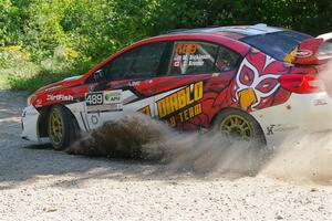 Matt Dickinson / Chris Kremer Subaru WRX STi on SS1, Thorpe Tower I.