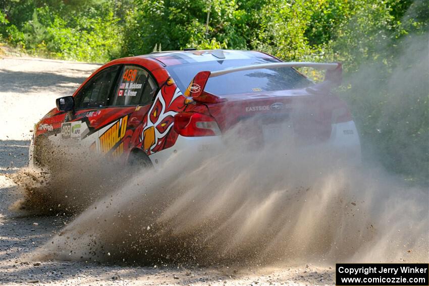 Matt Dickinson / Chris Kremer Subaru WRX STi on SS1, Thorpe Tower I.