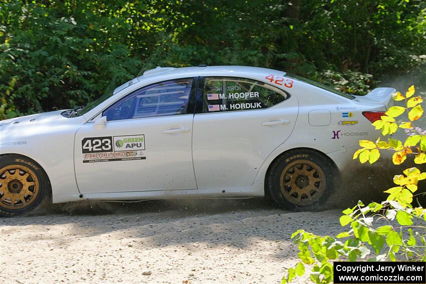 Michael Hooper / Michael Hordijk Lexus IS350 on SS1, Thorpe Tower I.