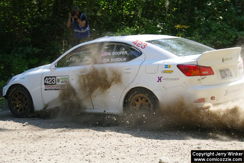 Michael Hooper / Michael Hordijk Lexus IS350 on SS1, Thorpe Tower I.