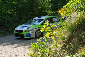 Rob Sanders / Ashley Speare Subaru WRX STi on SS1, Thorpe Tower I.