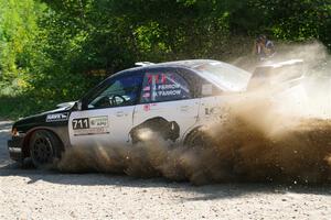 John Farrow / Michael Farrow Subaru WRX on SS1, Thorpe Tower I.