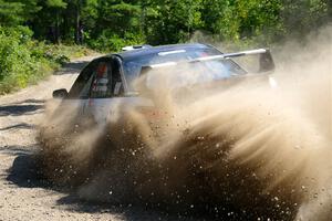 John Farrow / Michael Farrow Subaru WRX on SS1, Thorpe Tower I.