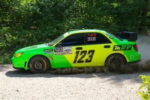 Mike Engle / Ryan Scott Subaru WRX STi on SS1, Thorpe Tower I.