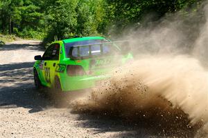 Mike Engle / Ryan Scott Subaru WRX STi on SS1, Thorpe Tower I.