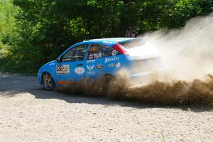 Chris Miller / Crystina Coats Ford Focus ZX3 on SS1, Thorpe Tower I.