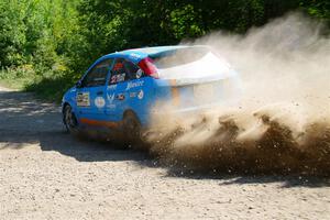 Chris Miller / Crystina Coats Ford Focus ZX3 on SS1, Thorpe Tower I.