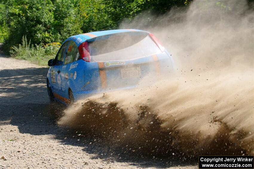 Chris Miller / Crystina Coats Ford Focus ZX3 on SS1, Thorpe Tower I.