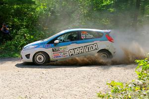 Roberto Yglesias / Sarah Freeze Ford Fiesta on SS2, Refuge I.