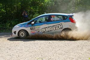 Roberto Yglesias / Sarah Freeze Ford Fiesta on SS2, Refuge I.