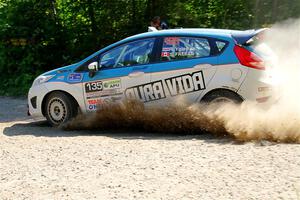 Roberto Yglesias / Sarah Freeze Ford Fiesta on SS2, Refuge I.