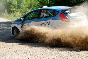 Roberto Yglesias / Sarah Freeze Ford Fiesta on SS2, Refuge I.