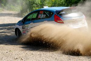 Roberto Yglesias / Sarah Freeze Ford Fiesta on SS2, Refuge I.