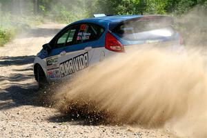 Roberto Yglesias / Sarah Freeze Ford Fiesta on SS2, Refuge I.