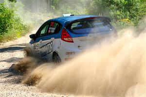 Roberto Yglesias / Sarah Freeze Ford Fiesta on SS2, Refuge I.