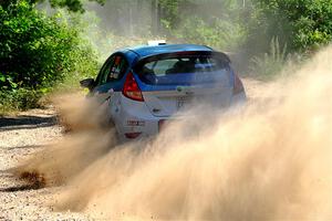 Roberto Yglesias / Sarah Freeze Ford Fiesta on SS2, Refuge I.