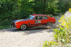 Mike Hurst / Michel Hoche-Mong Ford Capri on SS1, Thorpe Tower I.