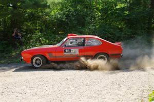 Mike Hurst / Michel Hoche-Mong Ford Capri on SS1, Thorpe Tower I.