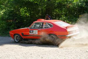 Mike Hurst / Michel Hoche-Mong Ford Capri on SS1, Thorpe Tower I.