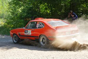 Mike Hurst / Michel Hoche-Mong Ford Capri on SS1, Thorpe Tower I.