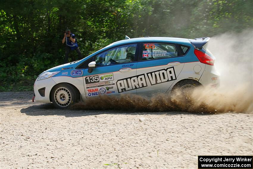 Roberto Yglesias / Sarah Freeze Ford Fiesta on SS2, Refuge I.