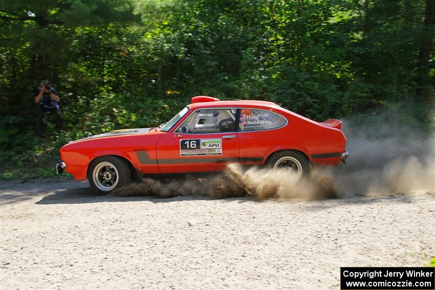 Mike Hurst / Michel Hoche-Mong Ford Capri on SS1, Thorpe Tower I.