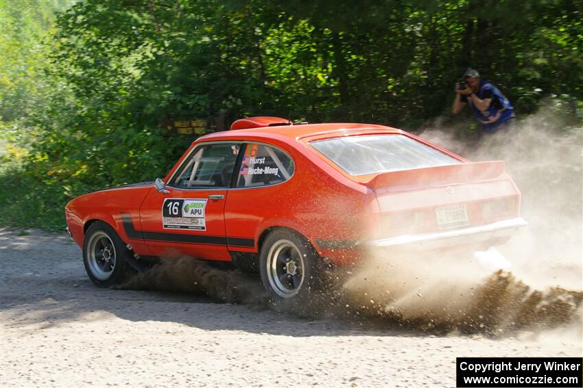 Mike Hurst / Michel Hoche-Mong Ford Capri on SS1, Thorpe Tower I.