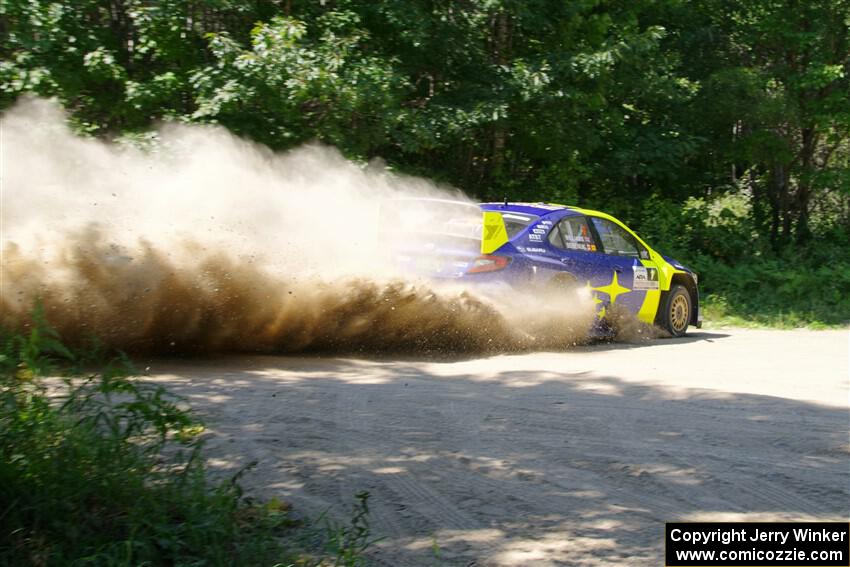 Brandon Semenuk / Keaton Williams Subaru WRX ARA24 on SS2, Refuge I.