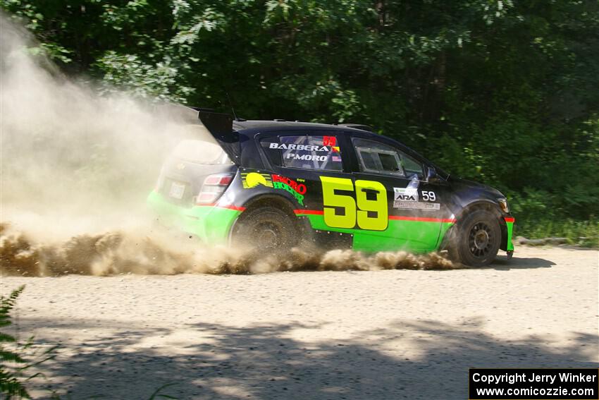 Pat Moro / Claudia Barbera-Pullen Chevy Sonic LS on SS2, Refuge I.