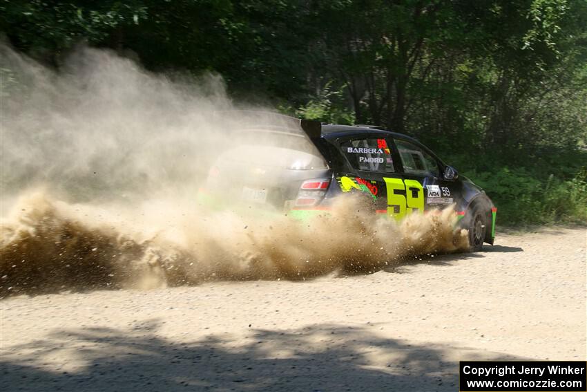 Pat Moro / Claudia Barbera-Pullen Chevy Sonic LS on SS2, Refuge I.